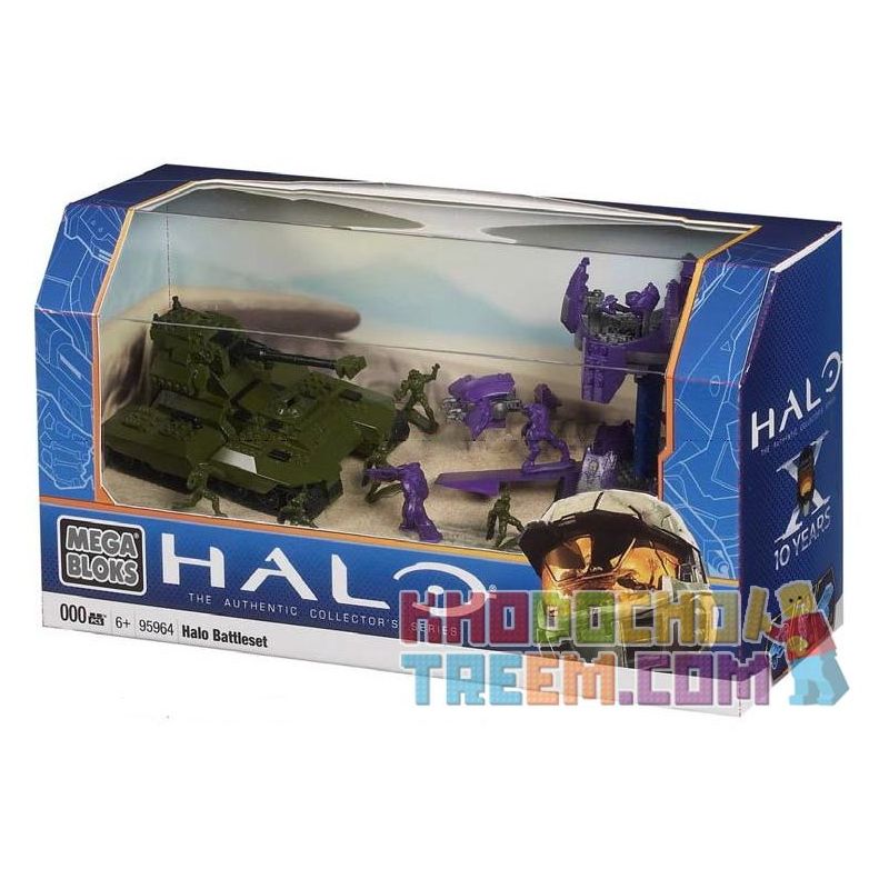 MEGA BLOKS 95964 non Lego BỘ CHIẾN ĐẤU HALO bộ đồ chơi xếp lắp ráp ghép mô hình Movie & Game HALO BATTLESET Phim Và Trò Chơi