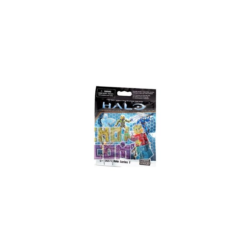 MEGA BLOKS 96870U non Lego HALO SERIES 1 HERO PACK (NGẪU NHIÊN) bộ đồ chơi xếp lắp ráp ghép mô hình Movie & Game HALO SERIES 1 HERO PACK (RANDOM) Phim Và Trò Chơi 3 khối