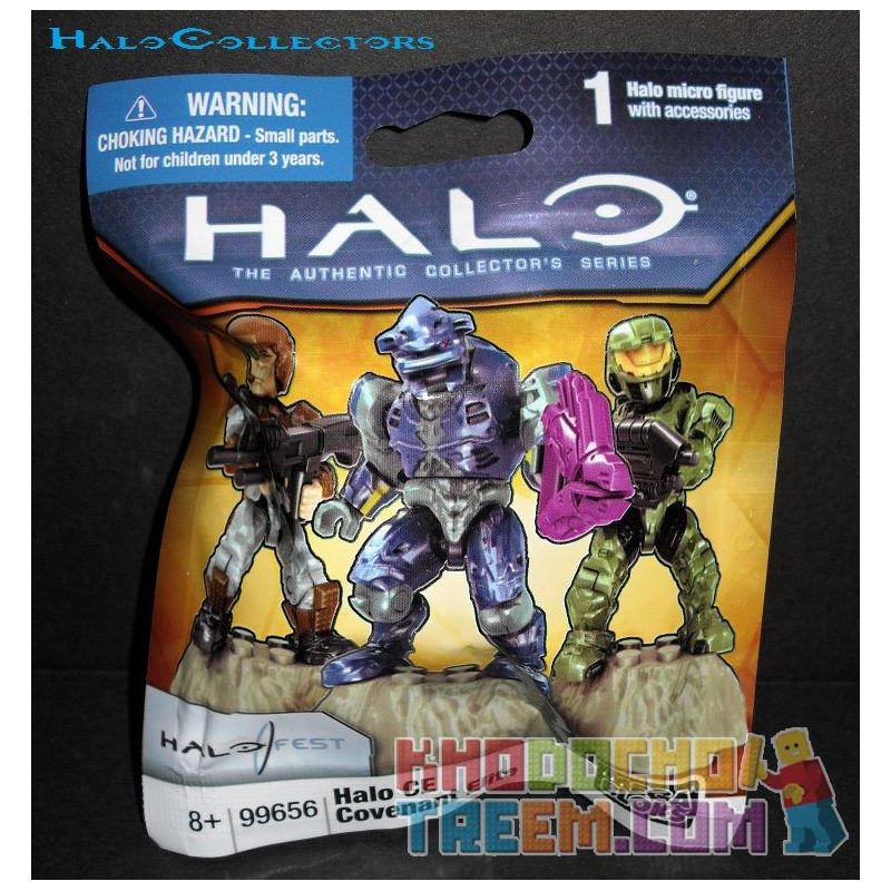 MEGA BLOKS 99656 non Lego GIAO ƯỚC HALO CE ELITE bộ đồ chơi xếp lắp ráp ghép mô hình Movie & Game HALO CE COVENANT ELITE Phim Và Trò Chơi 2 khối