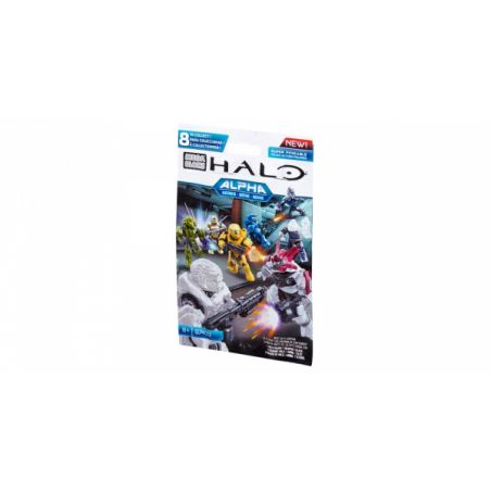 MEGA BLOKS 97433 non  NHÂN VẬT HÀNH ĐỘNG NHỎ DÒNG ALPHA bộ đồ chơi xếp lắp ráp ghép mô hình Movie & Game MICRO ACTION FIGURES ALPHA SERIES Phim Và Trò Chơi 10 khối