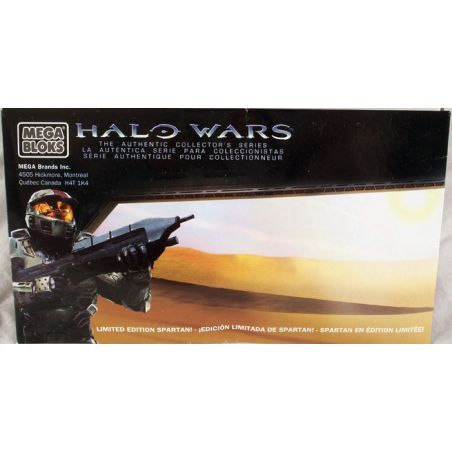 MEGA BLOKS 99035 non  PHIÊN BẢN GIỚI HẠN CYAN SPARTAN bộ đồ chơi xếp lắp ráp ghép mô hình Movie & Game TEAL SPARTAN LIMITED EDITION Phim Và Trò Chơi 3 khối