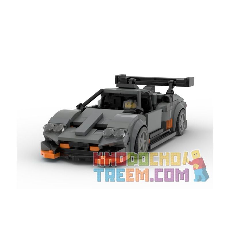 PanlosBrick 666017 Panlos Brick 666017 REBRICKABLE MOC-33637 33637 MOC33637 non  PAPANI HUAYRA. bộ đồ chơi xếp lắp ráp ghép mô hình Speed Champions Racing Cars PAGANI HUAYRA IMOLA Đua Xe Công Thức 336 khối