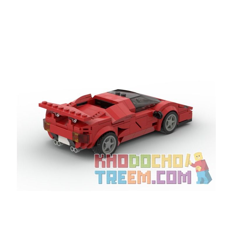 PanlosBrick 666022 Panlos Brick 666022 REBRICKABLE MOC-40934 40934 MOC40934 non  LAMBORGHINI COUNTACH. bộ đồ chơi xếp lắp ráp ghép mô hình Speed Champions Racing Cars Đua Xe Công Thức 305 khối