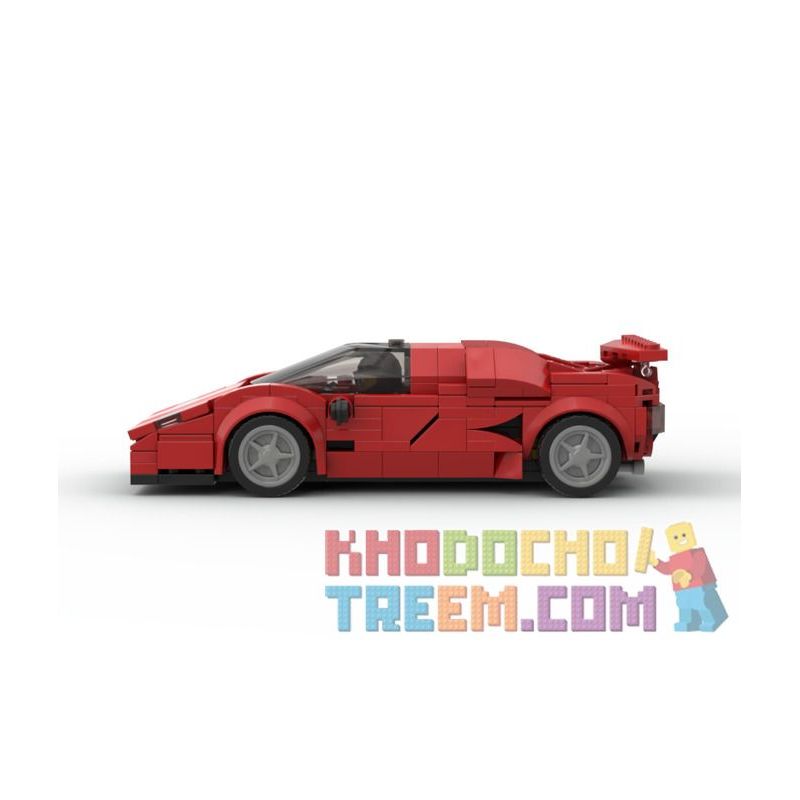 PanlosBrick 666022 Panlos Brick 666022 REBRICKABLE MOC-40934 40934 MOC40934 non  LAMBORGHINI COUNTACH. bộ đồ chơi xếp lắp ráp ghép mô hình Speed Champions Racing Cars Đua Xe Công Thức 305 khối