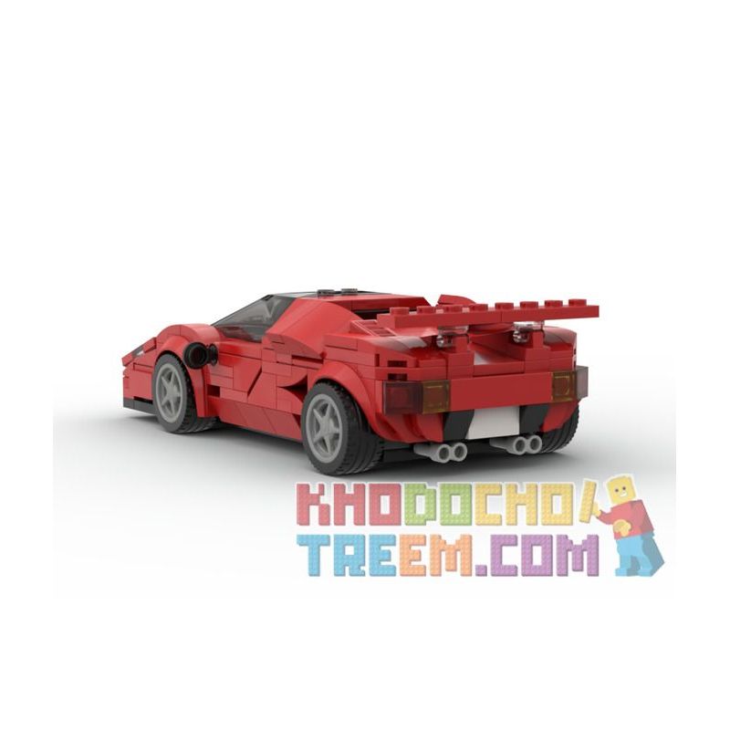 PanlosBrick 666022 Panlos Brick 666022 REBRICKABLE MOC-40934 40934 MOC40934 non  LAMBORGHINI COUNTACH. bộ đồ chơi xếp lắp ráp ghép mô hình Speed Champions Racing Cars Đua Xe Công Thức 305 khối