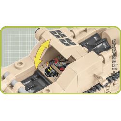 COBI 2401 non  MÔ TÔ NỬA ĐƯỜNG SDKFZ 2 bộ đồ chơi xếp lắp ráp ghép mô hình Military Army SD.KFZ.2 KETTENKRAD Quân Sự Bộ Đội 176 khối