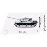 COBI 3037 non  XE TĂNG LEOPARD 1 bộ đồ chơi xếp lắp ráp ghép mô hình Military Army Quân Sự Bộ Đội 600 khối