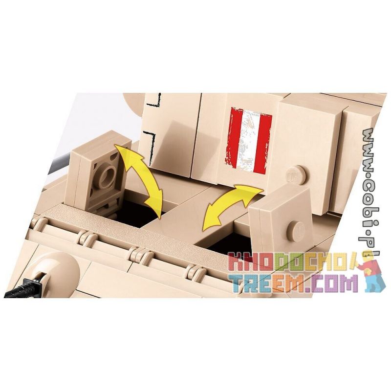 COBI 3035 non  CUỘC NỔI DẬY CỦA PANTHER WARSAW bộ đồ chơi xếp lắp ráp ghép mô hình Military Army PANTHER WARSAW UPRISING Quân Sự Bộ Đội 505 khối