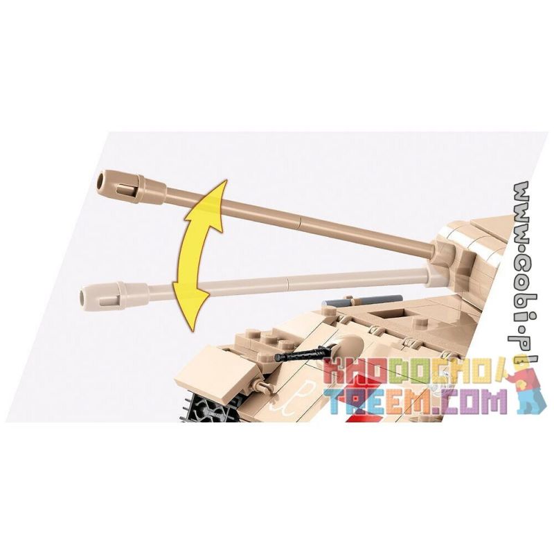 COBI 3035 non  CUỘC NỔI DẬY CỦA PANTHER WARSAW bộ đồ chơi xếp lắp ráp ghép mô hình Military Army PANTHER WARSAW UPRISING Quân Sự Bộ Đội 505 khối