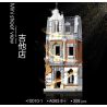 SHENZHEN RAEL ENTERTAINMENT 10010-2 10010-3 10010-4 10010-1 non  CỬA HÀNG GUITAR 4 PHONG CÁCH CHÂU QUÁN CÀ PHÊ HOA bộ đồ chơi xếp lắp ráp ghép mô hình Mini Modular THE EUROPE STREET Đường Phố Thu Nhỏ 1130 khối