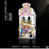 SHENZHEN RAEL ENTERTAINMENT 10010-2 10010-3 10010-4 10010-1 non  CỬA HÀNG GUITAR 4 PHONG CÁCH CHÂU QUÁN CÀ PHÊ HOA bộ đồ chơi xếp lắp ráp ghép mô hình Mini Modular THE EUROPE STREET Đường Phố Thu Nhỏ 1130 khối