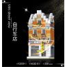 SHENZHEN RAEL ENTERTAINMENT 10009-2 10009-3 10009-4 10009-1 non  4 CỬA HÀNG XE ĐẠP ĐƯỜNG PHỐ CHÂU KEM HIỆU THUỐC THỂ DỤC bộ đồ chơi xếp lắp ráp ghép mô hình Mini Modular THE EUROPE STREET Đường Phố Thu Nhỏ 1109 khối