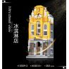 SHENZHEN RAEL ENTERTAINMENT 10009-2 10009-3 10009-4 10009-1 non  4 CỬA HÀNG XE ĐẠP ĐƯỜNG PHỐ CHÂU KEM HIỆU THUỐC THỂ DỤC bộ đồ chơi xếp lắp ráp ghép mô hình Mini Modular THE EUROPE STREET Đường Phố Thu Nhỏ 1109 khối