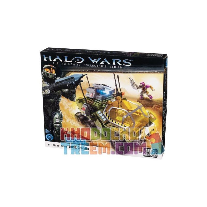 MEGA BLOKS 96818 non Lego UNSC ELF. bộ đồ chơi xếp lắp ráp ghép mô hình Computer Games HALO WARS UNSC GREMLIN Trò Chơi 226 khối