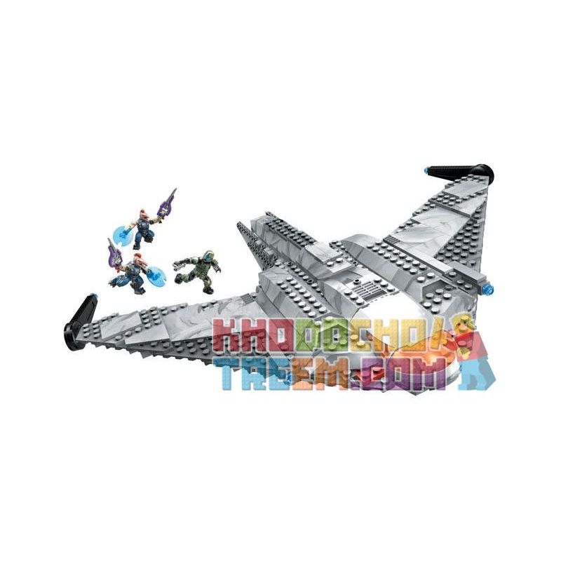 MEGA BLOKS 96835 non Lego DAO GĂM UNSC bộ đồ chơi xếp lắp ráp ghép mô hình Computer Games UNSC SHORTSWORD Trò Chơi 471 khối