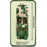 COBI 2535 non  TÀU SÂN BAY PHÁO BINH M3 bộ đồ chơi xếp lắp ráp ghép mô hình Military Army M3 GUN MOTOR CARRIAGE Quân Sự Bộ Đội 576 khối
