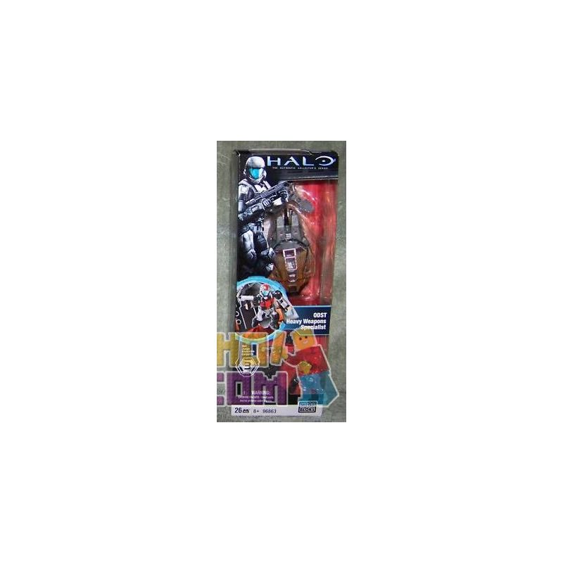 MEGA BLOKS 96863 non Lego CHUYÊN GIA VỀ VŨ KHÍ HẠNG NẶNG ODST bộ đồ chơi xếp lắp ráp ghép mô hình Computer Games ODST HEAVY WEAPONS SPECIALIST Trò Chơi 26 khối