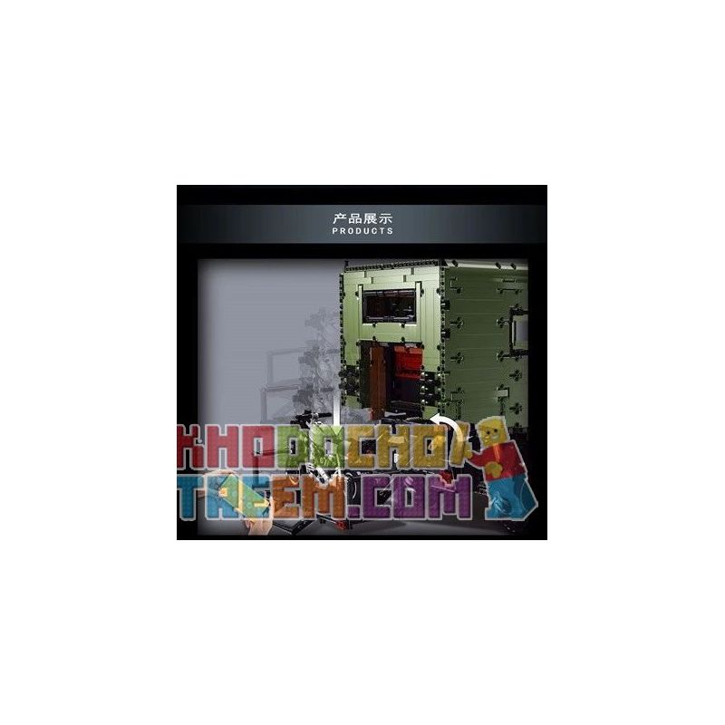 SHENZHEN RAEL ENTERTAINMENT LE-J907 J907 LEJ907 non  XE DU LỊCH MERCEDES-BENZ UNIMOG bộ đồ chơi xếp lắp ráp ghép mô hình  Kỹ Thuật Công Nghệ Cao Mô Hình Phương Tiện 6689 khối