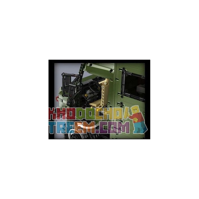 SHENZHEN RAEL ENTERTAINMENT LE-J907 J907 LEJ907 non  XE DU LỊCH MERCEDES-BENZ UNIMOG bộ đồ chơi xếp lắp ráp ghép mô hình  Kỹ Thuật Công Nghệ Cao Mô Hình Phương Tiện 6689 khối