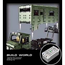 SHENZHEN RAEL ENTERTAINMENT LE-J907 J907 LEJ907 non  XE DU LỊCH MERCEDES-BENZ UNIMOG bộ đồ chơi xếp lắp ráp ghép mô hình  Kỹ Thuật Công Nghệ Cao Mô Hình Phương Tiện 6689 khối