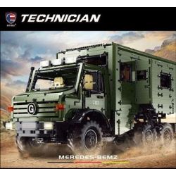 SHENZHEN RAEL ENTERTAINMENT LE-J907 J907 LEJ907 non  XE DU LỊCH MERCEDES-BENZ UNIMOG bộ đồ chơi xếp lắp ráp ghép mô hình  Kỹ Thuật Công Nghệ Cao Mô Hình Phương Tiện 6689 khối