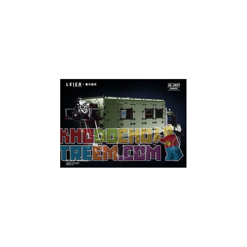 SHENZHEN RAEL ENTERTAINMENT LE-J907 J907 LEJ907 non  XE DU LỊCH MERCEDES-BENZ UNIMOG bộ đồ chơi xếp lắp ráp ghép mô hình  Kỹ Thuật Công Nghệ Cao Mô Hình Phương Tiện 6689 khối