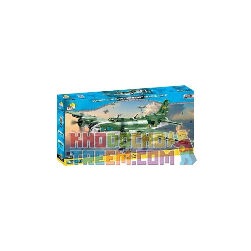 COBI 5707 non Lego PHÁO ĐÀI BẦU TRỜI BOEING B17 MEMPHIS BELLE bộ đồ chơi xếp lắp ráp ghép mô hình Military Army BOEING™ B-17F FLYING FORTRESS™ MEMPHIS BELLE Quân Sự Bộ Đội 920 khối