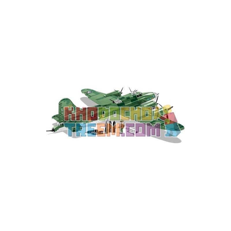 COBI 5707 non  PHÁO ĐÀI BẦU TRỜI BOEING B17 MEMPHIS BELLE bộ đồ chơi xếp lắp ráp ghép mô hình Military Army BOEING™ B-17F FLYING FORTRESS™ MEMPHIS BELLE Quân Sự Bộ Đội 920 khối