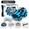 COGO 14421 non  XE Ô TÔ ĐIỀU KHIỂN TỪ XA BÁNH UNIVERSAL MECANUM 2 MẪU BLUE STORM RED MEN FOOTBALL bộ đồ chơi xếp lắp ráp ghép mô hình Mindstorms Lập Trình Khoa Học 404 khối