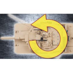 COBI 2619 non  XE TĂNG M1A2 ABRAMS bộ đồ chơi xếp lắp ráp ghép mô hình Military Army Quân Sự Bộ Đội 810 khối