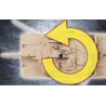 COBI 2619 non  XE TĂNG M1A2 ABRAMS bộ đồ chơi xếp lắp ráp ghép mô hình Military Army Quân Sự Bộ Đội 810 khối