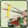 COBI 2540 2539 non  XE TĂNG SỐ 6 LOẠI B bộ đồ chơi xếp lắp ráp ghép mô hình Military Army PANZERKAMPFWAGEN VI AUSF. B KÖNIGSTIGER Quân Sự Bộ Đội 1000 khối