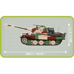 COBI 2540 2539 non  XE TĂNG SỐ 6 LOẠI B bộ đồ chơi xếp lắp ráp ghép mô hình Military Army PANZERKAMPFWAGEN VI AUSF. B KÖNIGSTIGER Quân Sự Bộ Đội 1000 khối