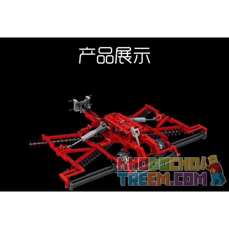 MouldKing 17021 Mould King 17021 REBRICKABLE MOC-8160 8160 MOC8160 MOC-6147 6147 MOC6147 MOC-8165 8165 MOC8165 MOC-48966 48966 MOC48966 non  PHỤ KIỆN ĐI KÈM MÁY KÉO TỐC ĐỘ CAO JCB FASTRAC 4000 SERIES GÓI X BỪA ĐĨA CẮT CỎ CÀO NGÓN XE BEN bộ đồ chơi xếp lắp ráp ghép mô hình  TRACTOR FASTRAC 4000ER SERIES WITH RC Kỹ Thuật Công Nghệ Cao Mô Hình Phương Tiện 3035 khối