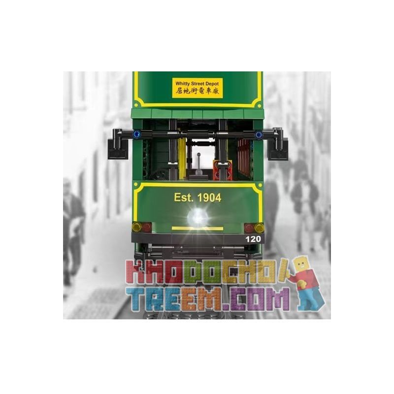 MouldKing KB120 Mould King KB120 non  HỒNG KÔNG TRÂM bộ đồ chơi xếp lắp ráp ghép mô hình Creator HONG KONGTRAMWAYS Sáng Tạo 2528 khối