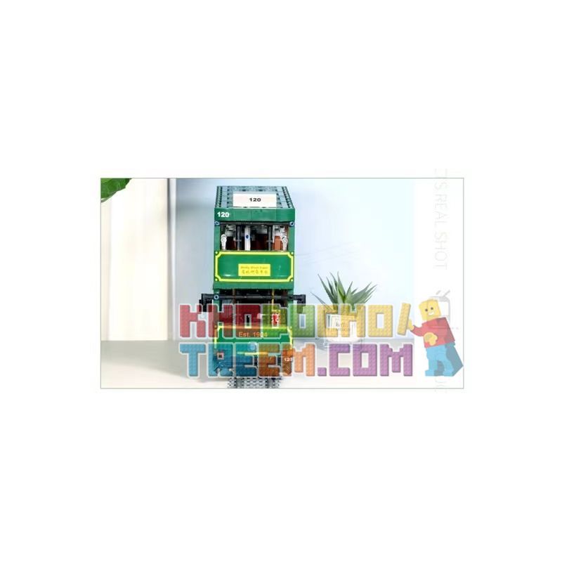 MouldKing KB120 Mould King KB120 non  HỒNG KÔNG TRÂM bộ đồ chơi xếp lắp ráp ghép mô hình Creator HONG KONGTRAMWAYS Sáng Tạo 2528 khối