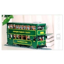 MouldKing KB120 Mould King KB120 non  HỒNG KÔNG TRÂM bộ đồ chơi xếp lắp ráp ghép mô hình Creator HONG KONGTRAMWAYS Sáng Tạo 2528 khối