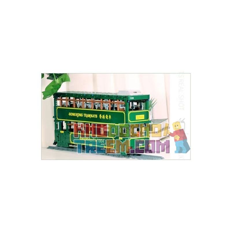 MouldKing KB120 Mould King KB120 non  HỒNG KÔNG TRÂM bộ đồ chơi xếp lắp ráp ghép mô hình Creator HONG KONGTRAMWAYS Sáng Tạo 2528 khối