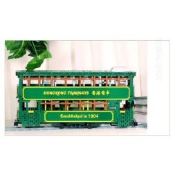 MouldKing KB120 Mould King KB120 non  HỒNG KÔNG TRÂM bộ đồ chơi xếp lắp ráp ghép mô hình Creator HONG KONGTRAMWAYS Sáng Tạo 2528 khối