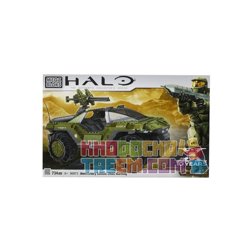 HALO MEGA BLOKS 10TH ANNIVERSARY EDITION factory UNSC WARTHOG 96973