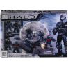 MEGA BLOKS 97070 non  ĐƠN VỊ CHIẾN ĐẤU TÀNG HÌNH bộ đồ chơi xếp lắp ráp ghép mô hình Computer Games COVERT OPS BATTLE UNIT Trò Chơi 47 khối