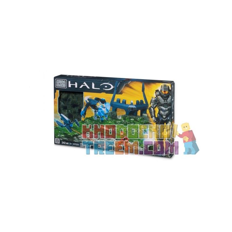 MEGA BLOKS 97029 non Lego CHỨNG TÍCH CHIẾN TRANH III bộ đồ chơi xếp lắp ráp ghép mô hình Computer Games HALO BATTLESCAPE III Trò Chơi 100 khối