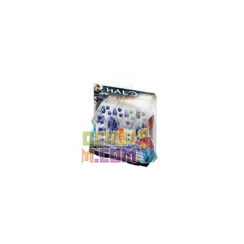 MEGA BLOKS 97285 non Lego TÚI THƯỢNG HẠNG MÀU XANH bộ đồ chơi xếp lắp ráp ghép mô hình Computer Games BLUE SERIES ELITE PACK Trò Chơi 29 khối