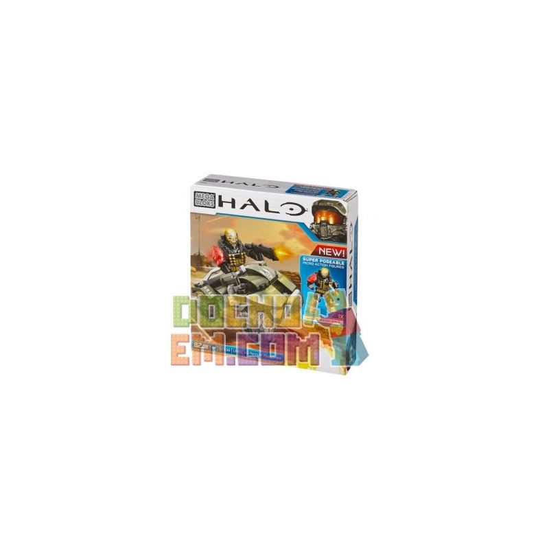 MEGA BLOKS DBB00 97339 non Lego UNSC MÈO ĐỊA HÌNH bộ đồ chơi xếp lắp ráp ghép mô hình Computer Games UNSC ALL-TERRAIN MONGOOSE Trò Chơi 82 khối