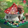 JUHANG 86006 non  NHÀ NẤM bộ đồ chơi xếp lắp ráp ghép mô hình Creator Sáng Tạo 2633 khối