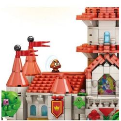 LQS 67601 non  LÂU ĐÀI CÔNG CHÚA PEACH bộ đồ chơi xếp lắp ráp ghép mô hình Mario SUPER MARIO Thợ Sửa Ống Nước 2614 khối LQS 67601 non  LÂU ĐÀI CÔNG CHÚA PEACH bộ đồ chơi xếp lắp ráp ghép mô hình Mario SUPER MARIO Thợ Sửa Ống Nước 2614 khối