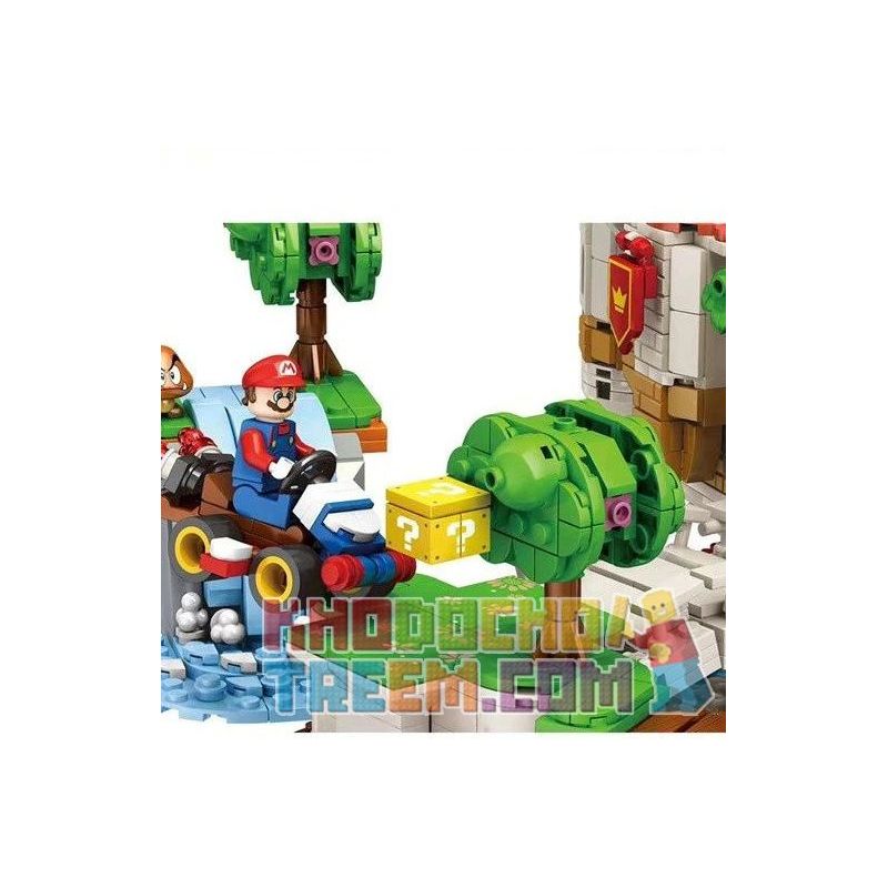 LQS 67601 non  LÂU ĐÀI CÔNG CHÚA PEACH bộ đồ chơi xếp lắp ráp ghép mô hình Mario SUPER MARIO Thợ Sửa Ống Nước 2614 khối LQS 67601 non  LÂU ĐÀI CÔNG CHÚA PEACH bộ đồ chơi xếp lắp ráp ghép mô hình Mario SUPER MARIO Thợ Sửa Ống Nước 2614 khối