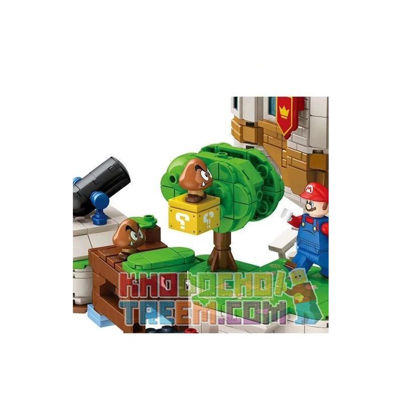 LQS 67601 non  LÂU ĐÀI CÔNG CHÚA PEACH bộ đồ chơi xếp lắp ráp ghép mô hình Mario SUPER MARIO Thợ Sửa Ống Nước 2614 khối LQS 67601 non  LÂU ĐÀI CÔNG CHÚA PEACH bộ đồ chơi xếp lắp ráp ghép mô hình Mario SUPER MARIO Thợ Sửa Ống Nước 2614 khối