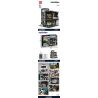 JUHANG 86008 MouldKing 16042 Mould King 16042 REBRICKABLE MOC-53084 53084 MOC53084 non  QUÁN BA bộ đồ chơi xếp lắp ráp ghép mô hình Creator  PUB & RESTAURANT MODULAR 'ISLET' Sáng Tạo 3980 khối