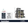 JUHANG 86008 MouldKing 16042 Mould King 16042 REBRICKABLE MOC-53084 53084 MOC53084 non  QUÁN BA bộ đồ chơi xếp lắp ráp ghép mô hình Creator  PUB & RESTAURANT MODULAR 'ISLET' Sáng Tạo 3980 khối